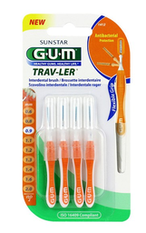 [14091] Gum 1412 Manche Par 6 Avec Brossettes (0.9mm)